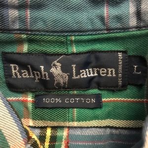 Multicolor Plaid Ralph Lauren Polo - Large